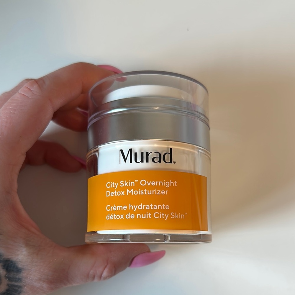 Murad City Skin Overnight Detox Moisturizer - Orange and Silver